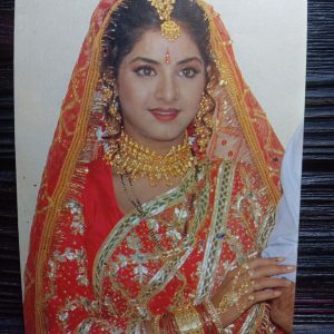 Divya Bharati* Vintage Bollywood Postcard * (RS) (PC-1819)