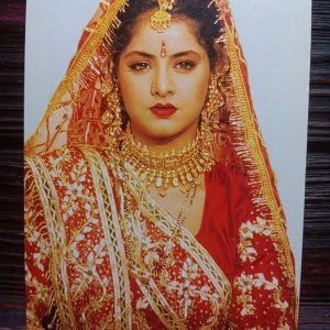 Divya Bharati* Vintage Bollywood Postcard * (NP) (WN)