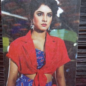 Divya Bharati * Vintage Bollywood Postcard * (JAIN) (WN)