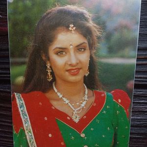 Divya Bharati * Vintage Bollywood Postcard * (JAIN) (WN)