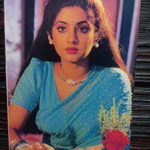 Divya Bharati * Vintage Bollywood Postcard * (JAIN) (1410)