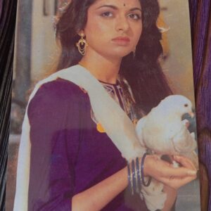 Bhagyashree Patwardhan * Vintage Bollywood Postcard * (RC) (PC-1127)