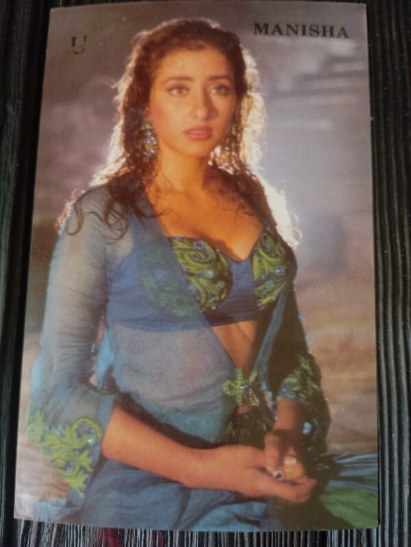 Manisha Koirala * Vintage Bollywood Postcard * (UC) (WN)
