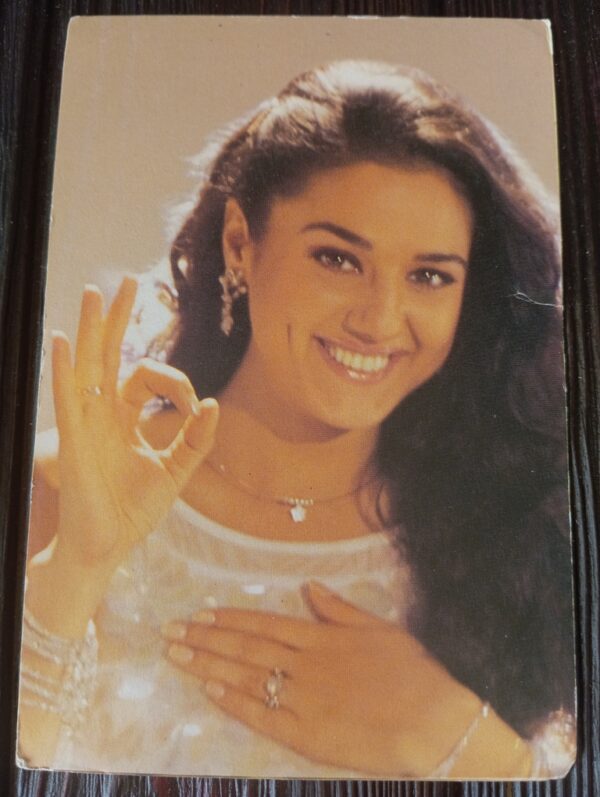 Preity Zinta * Vintage Bollywood Postcard * (Jain) (WN)