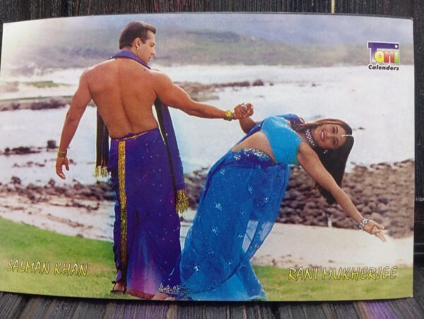 Rani Mukerji Salman Khan* Vintage Bollywood Postcard * (Toni) (WN)