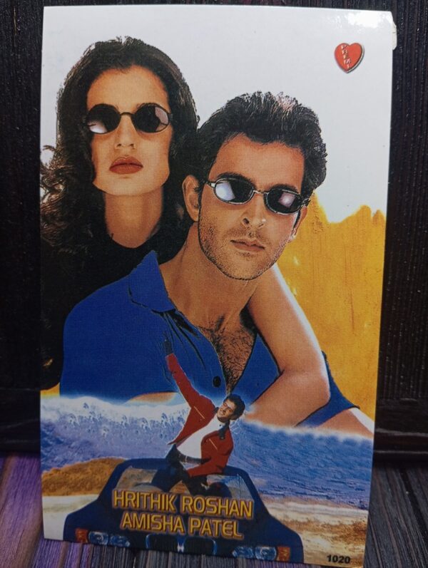 Ameesha Patel Hrithik Roshan * Vintage Bollywood Postcard * (PP) (WN)