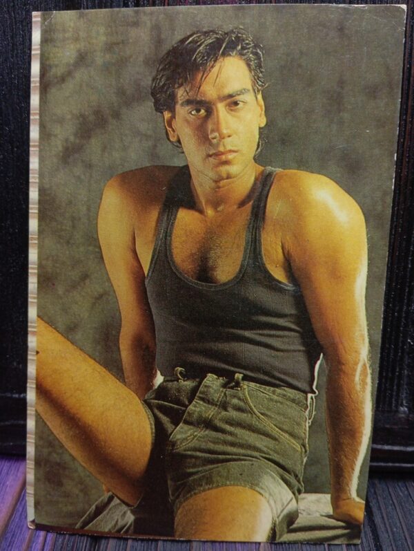Ajay Devgn* Vintage Bollywood Postcard * (JAIN) (WN)