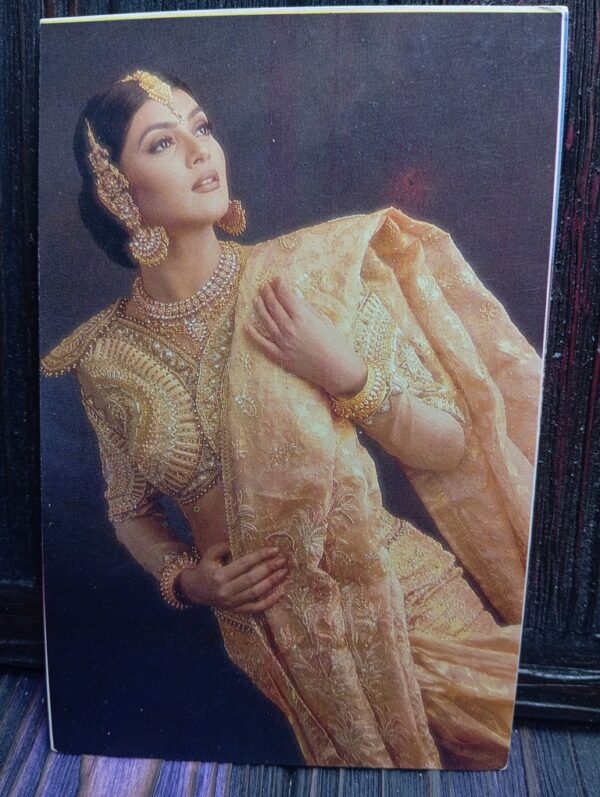 Sushmita Sen * Vintage Bollywood Postcard * (Zee) (WN)