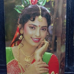 Juhi Chawla * Vintage Bollywood Postcard * (Venus) (681)