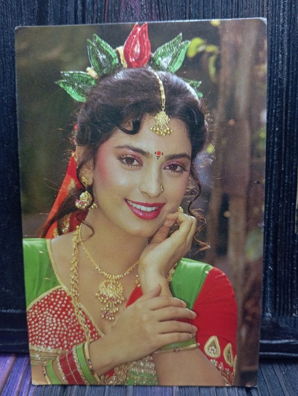 Juhi Chawla * Vintage Bollywood Postcard * (Venus) (681)