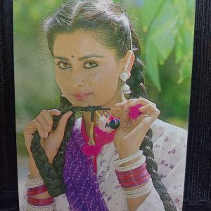 Poonam Dhillon * Vintage Bollywood Postcard * (RUBY) (29)