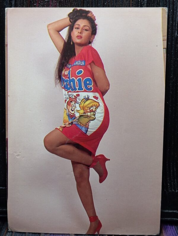 Poonam Dhillon * Vintage Bollywood Postcard * (PC) (PC-699)