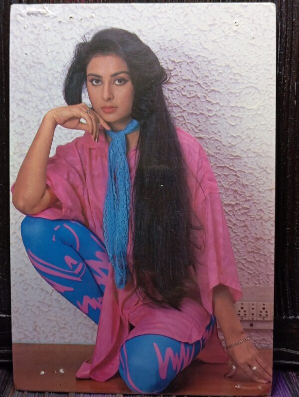 Poonam Dhillon * Vintage Bollywood Postcard * (PC) (PC-650)