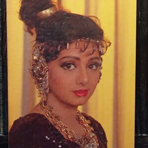 Sridevi * Vintage Bollywood Postcard * (PC) (PC-1248)