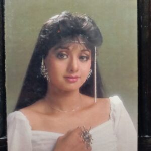 Sridevi * Vintage Bollywood Postcard * (PC) (PC-673)