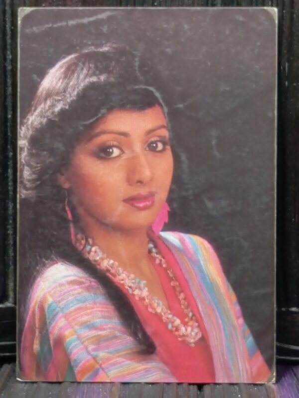 Sridevi * Vintage Bollywood Postcard * (PC) (PC-1287)