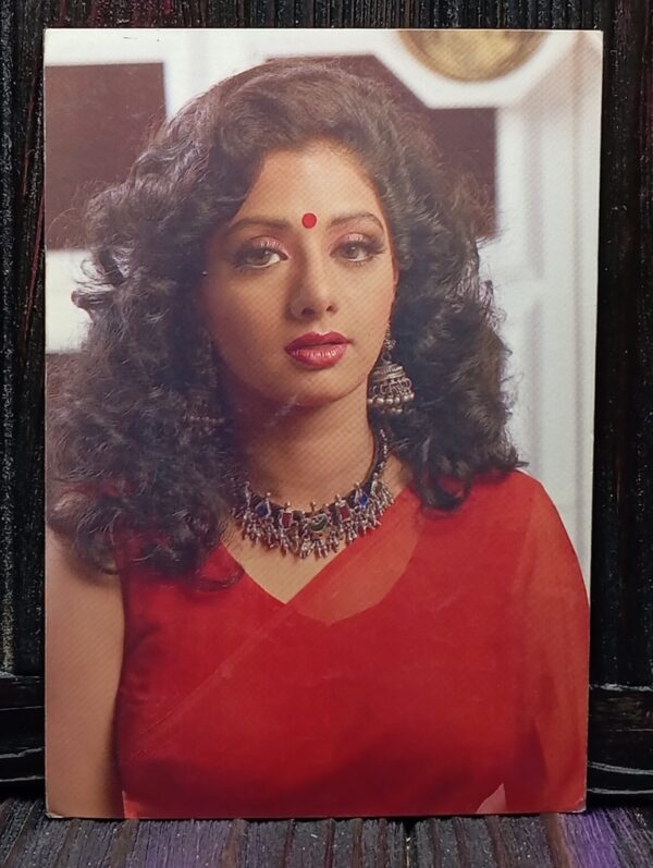 Sridevi * Vintage Bollywood Postcard * (PC) (PC-1164)