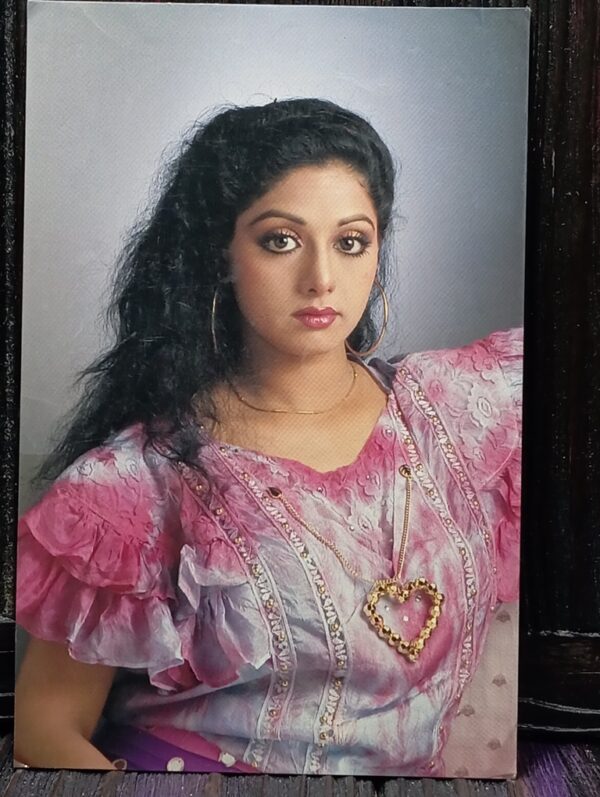 Sridevi * Vintage Bollywood Postcard * (PC) (PC-691)