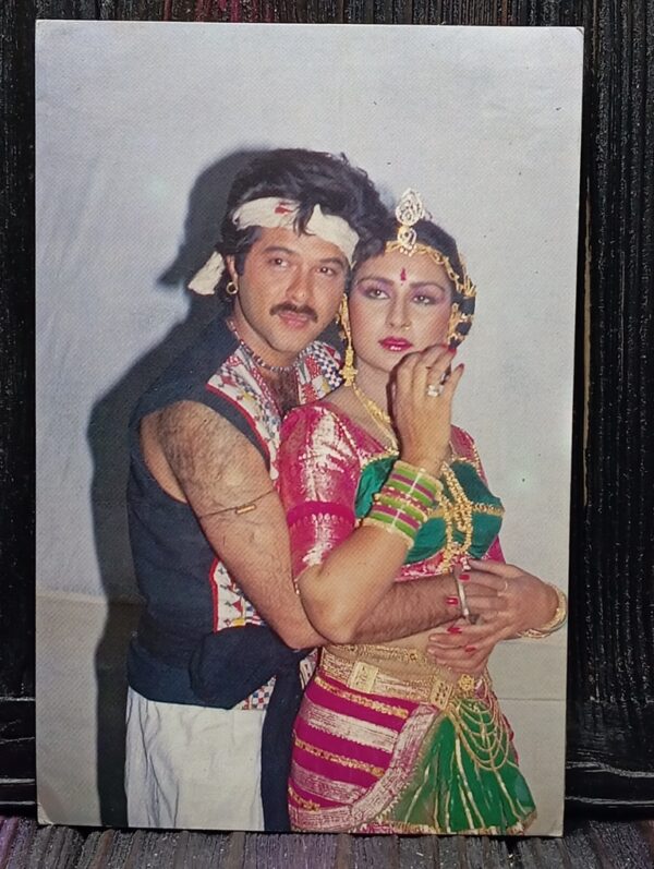 Poonam Dhillon Anil Kapoor * Vintage Bollywood Postcard * (BAR) (820) (Copy)