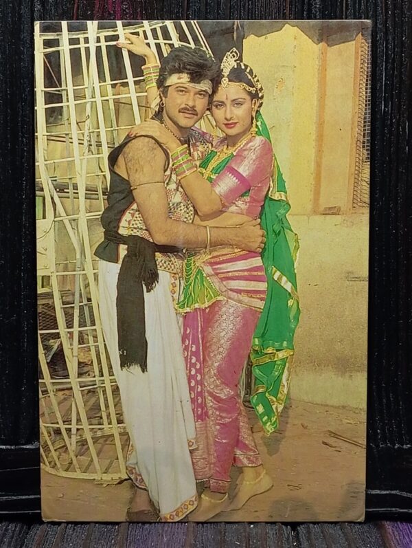 Poonam Dhillon Anil Kapoor * Vintage Bollywood Postcard * (Ruby) (61)