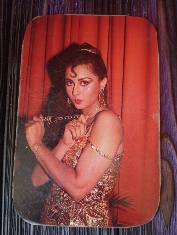Poonam Dhillon * Vintage Bollywood Postcard * (BAP) (719)