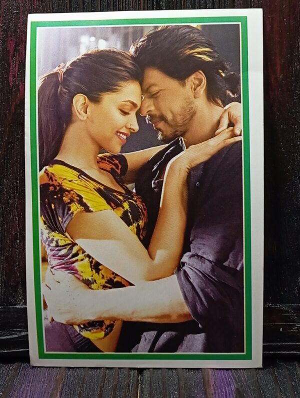 Deepika Padukone Shahrukh Khan * Vintage Bollywood Postcard * (Bharat) (WN)