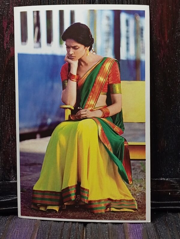 Deepika Padukone * Vintage Bollywood Postcard * (Twins) (WN)
