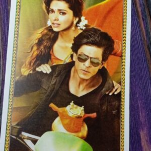 Deepika Padukone Shahrukh Khan * Vintage Bollywood Postcard * (Bharat) (WN)
