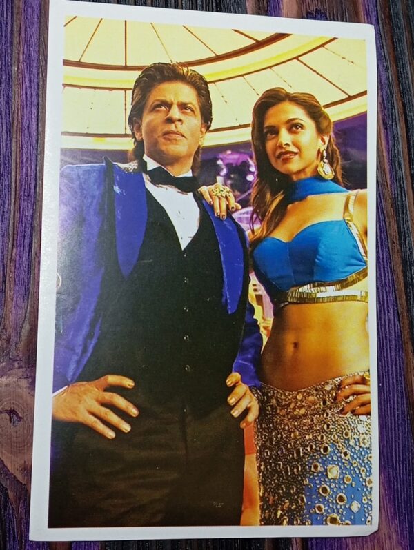 Deepika Padukone Shahrukh Khan * Vintage Bollywood Postcard * (Twins) (WN)
