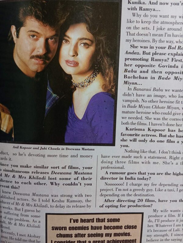 INDIA FILMFARE magazine COLLECTOR'S EDITION JAN 1998 - Image 4