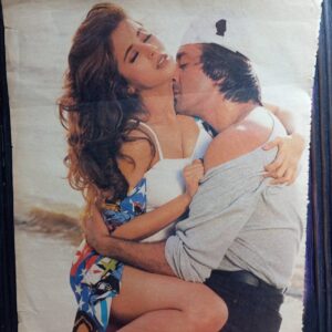 Magazine page with actress Urmila Matondkar Sanjay Dutt