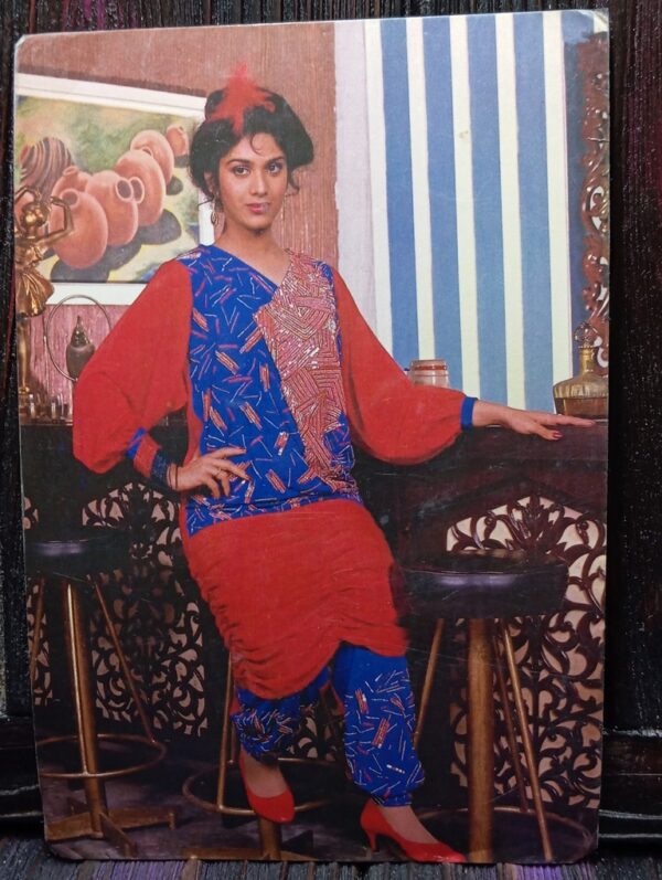 Meenakshi Seshadri * Vintage Bollywood Postcard * (PC) (PC-675)