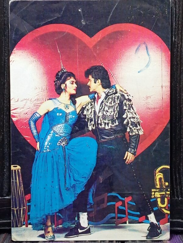 Meenakshi Seshadri Anil Kapoor * Vintage Bollywood Postcard * (Venus) (675)