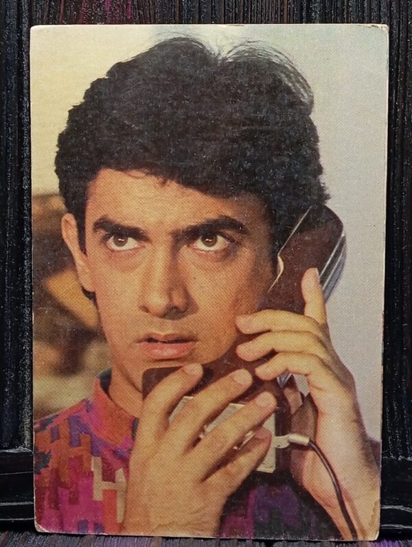 Aamir Khan * Vintage Bollywood Postcard * (Jain) (WN)