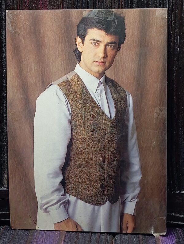 Aamir Khan * Vintage Bollywood Postcard * (PC) (PC-2033)