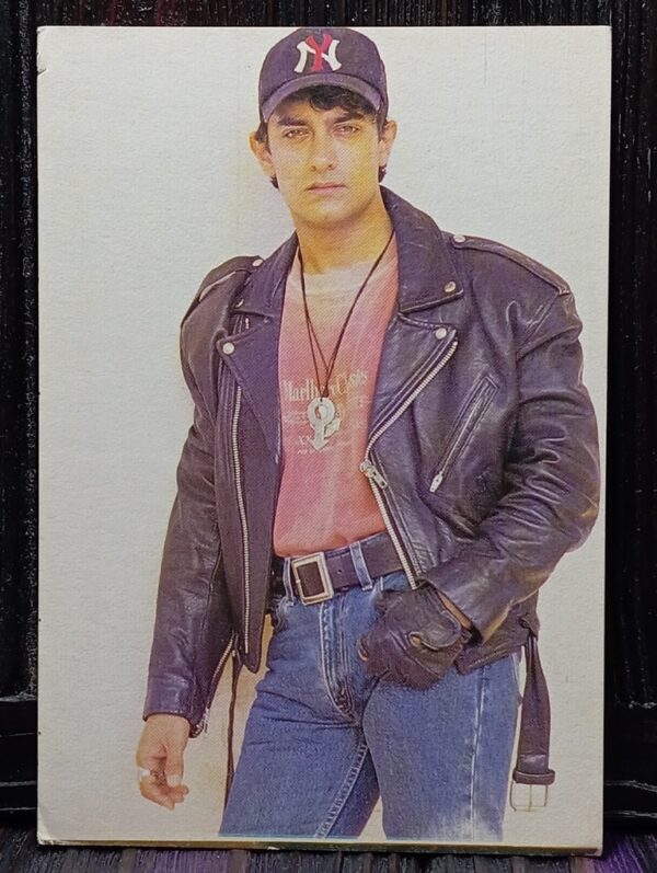 Aamir Khan * Vintage Bollywood Postcard * (Jain) (WN)