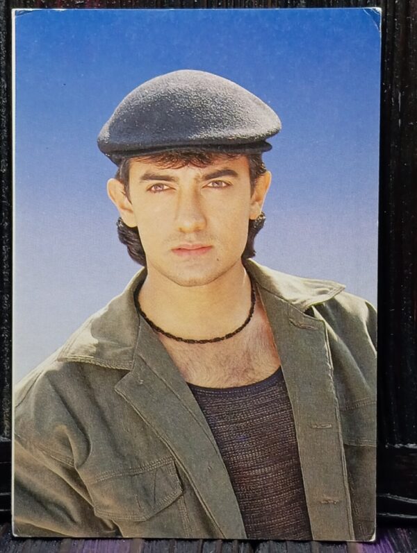 Aamir Khan * Vintage Bollywood Postcard * (Jain) (WN)