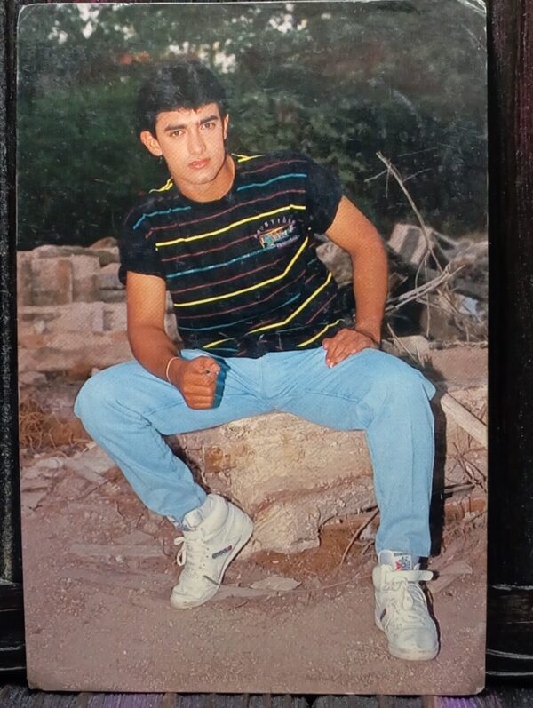 Aamir Khan * Vintage Bollywood Postcard * (PC) (PC-747)