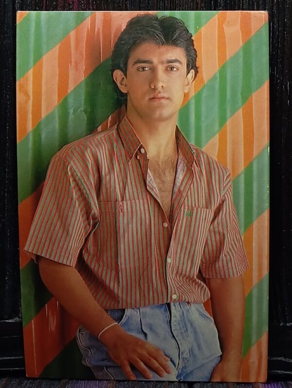Aamir Khan * Vintage Bollywood Postcard * (PC) (PC-998)