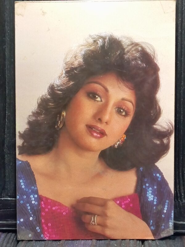 Sridevi * Vintage Bollywood Postcard * (BAP) (1019)