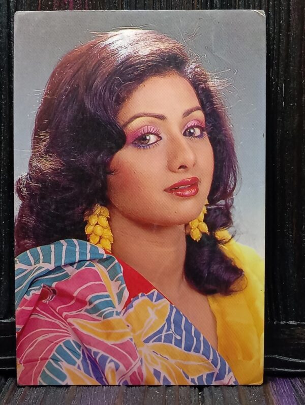 Sridevi * Vintage Bollywood Postcard * (PC) (PC-949)
