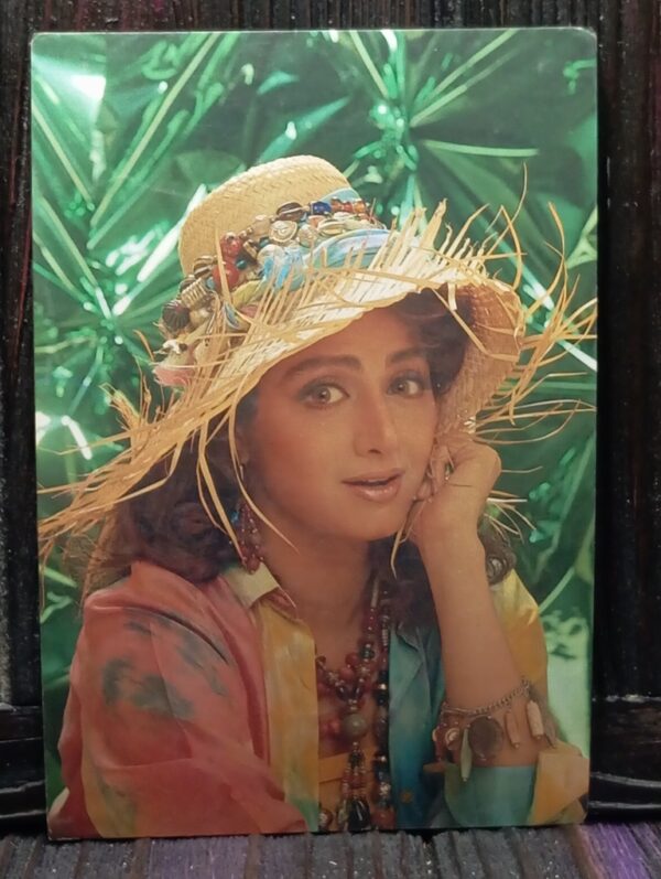 Sridevi * Vintage Bollywood Postcard * (RC) (PC-1338)