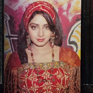 Sridevi * Vintage Bollywood Postcard * (BAP) (2002)