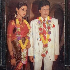 Sridevi Jeetendra * Vintage Bollywood Postcard * (RC) (PC-511)