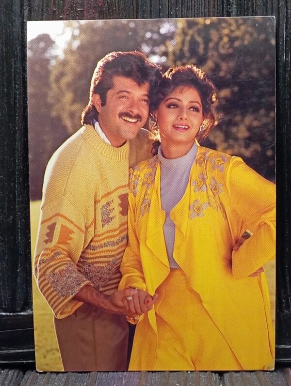 Sridevi Anil Kapoor * Vintage Bollywood Postcard * (RC) (PC-1639)