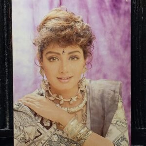 Sridevi * Vintage Bollywood Postcard * (WN) (601)