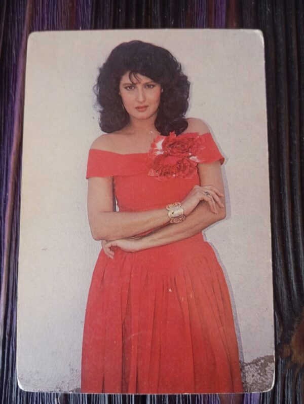 Sangeeta Bijlani * Vintage Bollywood Postcard * (Jain) (F543)