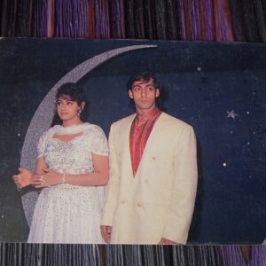 Sridevi Salman Khan * Vintage Bollywood Postcard * (RC) (PC-1491)