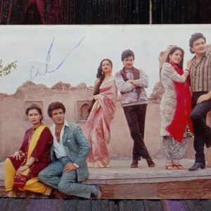 Rekha Poonam Dhillon Neelam Rishi Kapoor Jeetendra Raj Babar * Vintage Bollywood Postcard * (BAP) (1266)