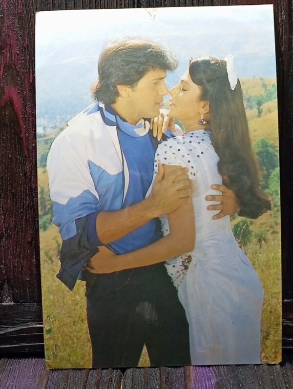 Kimi Katkar Govinda* Vintage Bollywood Postcard * (WN) (404)